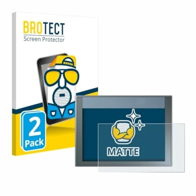Afbeelding van BROTECT (2 Stuks) Antireflecterende Beschermfolie voor Siemens Simatic HMI KTP 700 Basic Anti Glare Screen Protector, Mat, Ontspiegelend