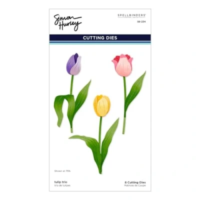 Afbeelding van Spellbinders Tulip Trio Etched Dies (S6 234)