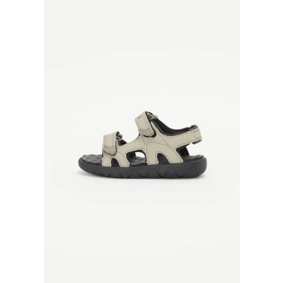 Afbeelding van Timberland Jongens Perkins Row sandaal met logo in de kleur Taupe, maat: 23