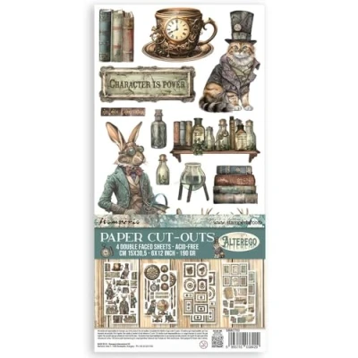 Afbeelding van Stamperia Alterego Paper Cut outs (SBBCT03)