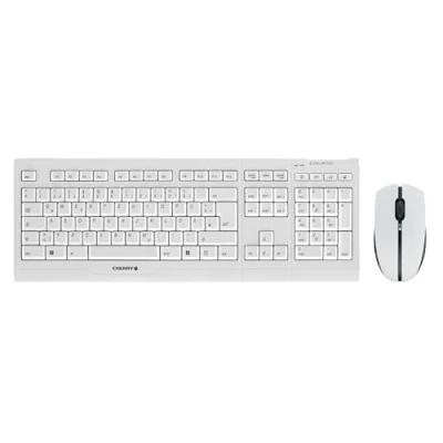 Afbeelding van CHERRY B.UNLIMITED 3.0, draadloos toetsenbord en muis set, Duitse lay out, QWERTZ toetsenbord, oplaadbare batterij, slijtvaste toetsbelettering, Blue Angel, Zwart