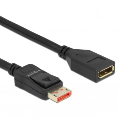 Afbeelding van Delock DisplayPort Verlängerungskabel 8K 60 Hz 1 m