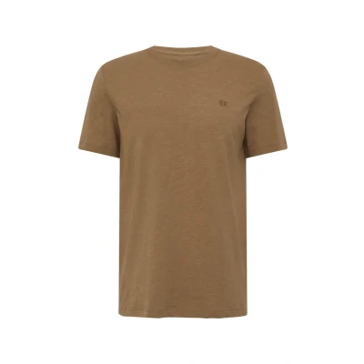 Afbeelding van s.Oliver Tshirt basic, Heren, Maat: Small, Sandstein