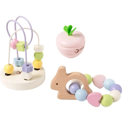 Afbeelding van Classic World Houten Baby Speelset Mara, 3dlg.