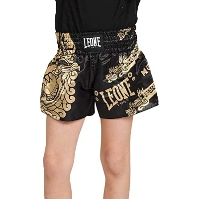 Afbeelding van Leone1947 Montezuma Style Kick thai Korte Broek Zwart L Man