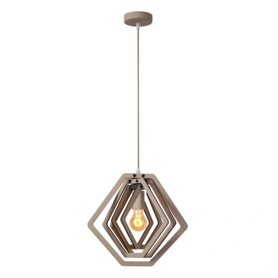 Afbeelding van Lucide MAURO Hanglamp Kinderkamer 1xE27 Taupe