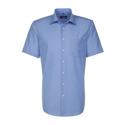Afbeelding van Seidensticker regular fit overhemd blauw