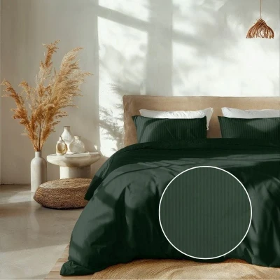 Afbeelding van Heckett Lane Dekbedovertrek Banda Calla Green 260 x 200/220