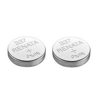 Afbeelding van Batterij voor horloge Renata 2 x 337 of SR416SW, gemaakt in Zwitserland, zilveroxide, 1,5 V