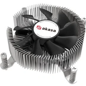 Afbeelding van Akasa AK CC6616HP01 koelsysteem voor computers Processor Luchtkoeler 7,5 cm Aluminium, Zwart 1 stuk(