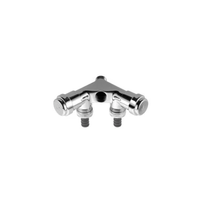 Afbeelding van GROHE Originele WAS® dubbel ventiel (&#039;eenvoudig&#039;, wandmontage, intrinsieveilig tegen terugstromen, binnendraad 1/2 inch), chroom, 41020000, 18,4 x 12,6 10,6 cm