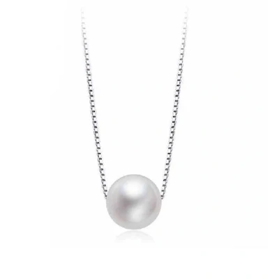 Afbeelding van Halsketting Zilver Parelketting Zilveren Ketting