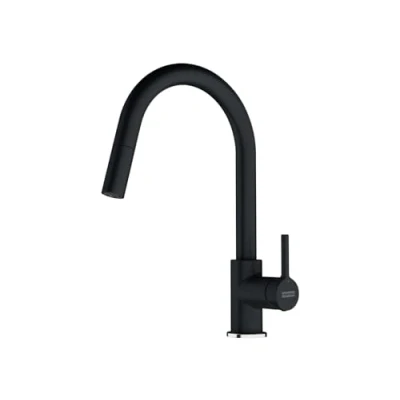 Afbeelding van Franke Lina Keukenmengkraan Onyx met Uittrekbare Handdouche 115.0626.055