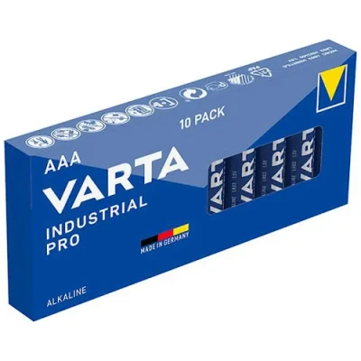 Afbeelding van Varta industrial micro aaa lr03 mn2400 1.5v(10p) 4003211111