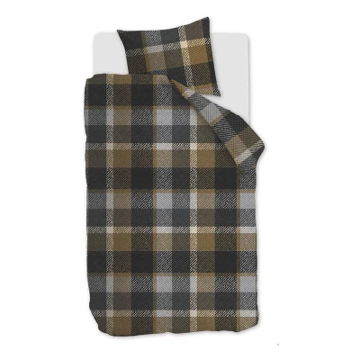 Afbeelding van Dekbedovertrek Beddinghouse Marnix Grey Flanel 140 x 200 / 220 cm 1 Persoons