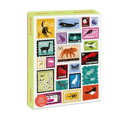 Afbeelding van Gestempelde puzzel van 1000 stukjes voor volwassenen, dierenliefhebbers, premium 100% gerecycled bord, moderne met Happily legpuzzels