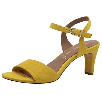 Afbeelding van Tamaris Damessandalen 1 28028 42, beige, geel, 40 EU