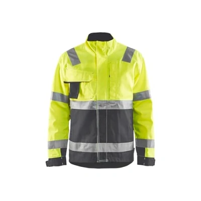 Afbeelding van Blaklader Jack HIgh Vis 4064 1811 Geel/Medium Grijs