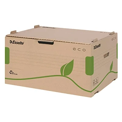 Afbeelding van Esselte Archief Container Standaard voor kartonnen dozen, wit/rood