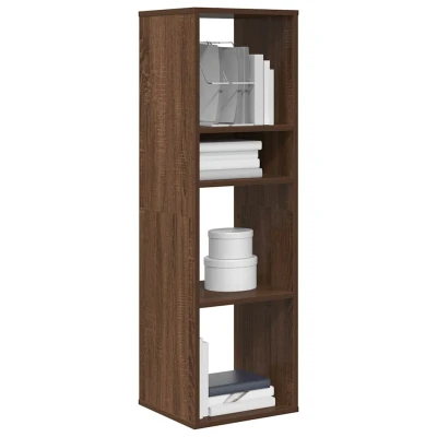 Afbeelding van vidaXL Boekenkast 34x31x112 cm bewerkt hout bruin eikenkleur