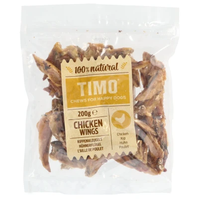 Afbeelding van Timo Kippenvleugels Hondensnacks 200 g