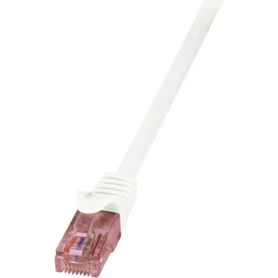 Afbeelding van LogiLink CQ2061U CAT6 U/UTP patchkabel PrimeLine AWG24 LSZH wit 3,00m