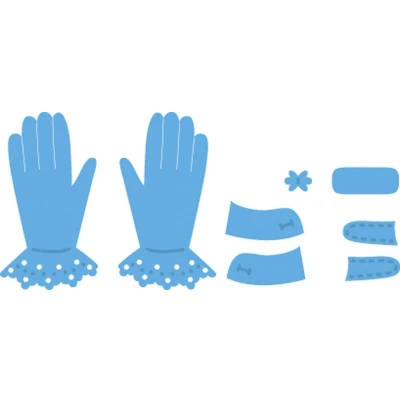 Afbeelding van Marianne D Creatables Tiny&#039;s Gloves LR0336