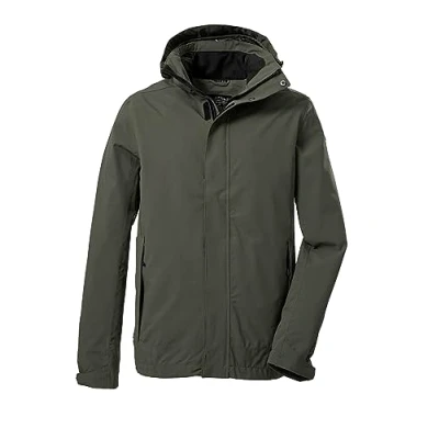 Afbeelding van killtec Heren Functioneel jack/outdoorjack met afritsbare capuchon KOS 87 MN JCKT_XENIOS, olive, S, 39147 000