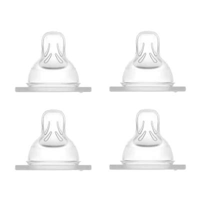 Afbeelding van MAM speen maat 1 + 2 in een set van 4, zacht speentje geschikt voor alle flessen en Trainer, babyspeen met langzame gemiddelde doorstroming, vanaf 0 4 maanden