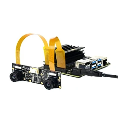 Afbeelding van Waveshare IMX219 83 Stereo Camera 8MP Binocular Module Vision Depth Applicable for Jetson Nano Developer Kit B01 Compatible with Raspberry Pi 5 /Pi4/CM4