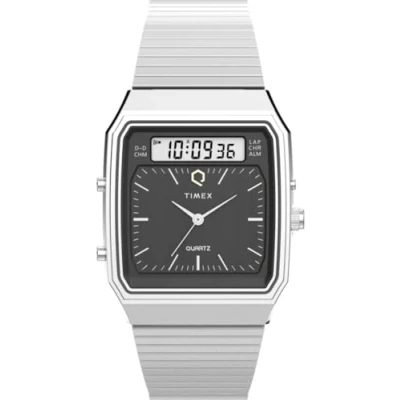 Afbeelding van Timex Q Reissue TW2Y05900 Horloge Staal Zilverkleurig Ø 33 mm