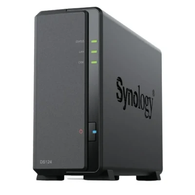 Afbeelding van Synology DiskStation DS124 data opslag server NAS Desktop