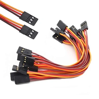 Afbeelding van 5 stuks 20 cm servo patchverlenging, JR Futaba Robbe Hitec compatibele mannelijke stekker naar kabel patchkabel 26AWG voor ontvanger gyro modelbouw RC