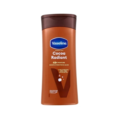 Afbeelding van Vaseline Intensive Care Body Lotion Cocoa Radiant hulp voor de droge huid 200ml