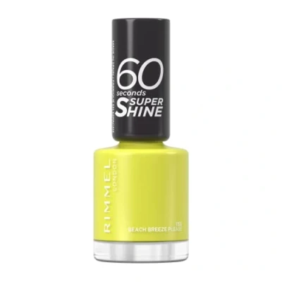 Afbeelding van 1+1 gratis: Rimmel London 60 Seconds SuperShine Nagellak 155 Beach Breeze Please 8 ml