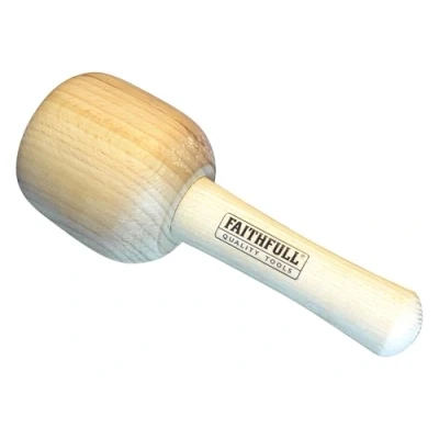 Afbeelding van Faithfull faicm90hd 90 mm voor zware carvers Mallet bruin