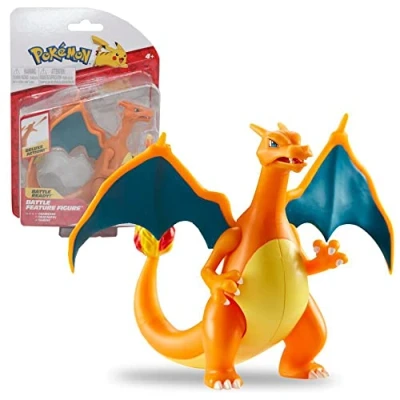 Afbeelding van Selectie Battle Feature Figuren Pokemon beweegbare deluxe actiefiguur, speelfiguur: Glurak