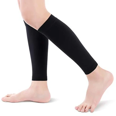 Afbeelding van Compression Calf Sleeves, Stockings with Medical Gradient Compression, 20 30mmHg Footless Socks for Shin Splint, Varicose Vein, Edema, Women &amp; Men