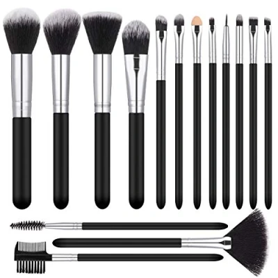 Afbeelding van Make up Borstels, 15 stks Borstels Sets Professionele Premium Synthetische Stichting Mengen Gezicht Poeder Blush Oogschaduw