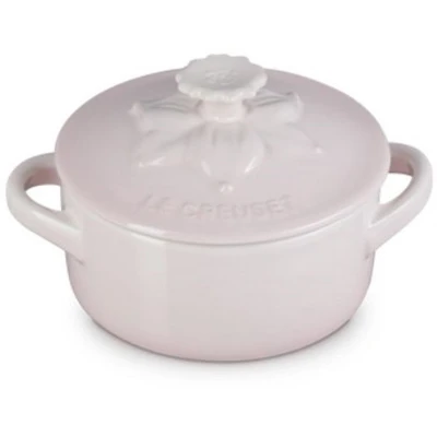 Afbeelding van Le Creuset Jardin Mini Braadpan in Aardewerk 10cm 0,25l Shell Pink
