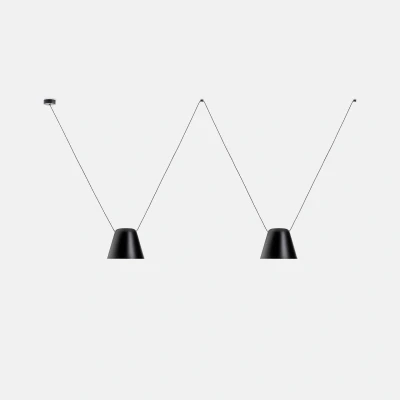 Afbeelding van LEDS C4 Attic Double cilinder Ø 15cm zwart
