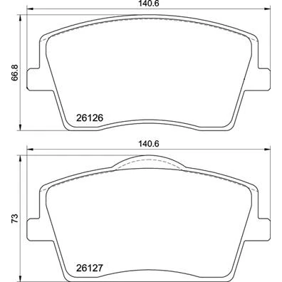 Afbeelding van Brembo Remblokset P 86 031