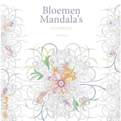 Afbeelding van Uitgeverij rebo kleurboek bloemen mandala&#039;s