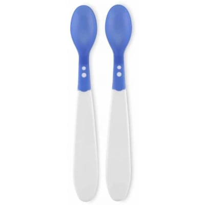 Afbeelding van Lorelli Lepels 2st. Warmtegevoelig Blauw