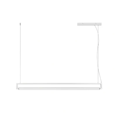 Afbeelding van Nova Luce, Hanglamp, LINE LED hanglamp wit 38W warm 130x4,5x150cm 9117338