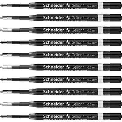 Afbeelding van Schneider Gelion Plus gelvulling (grote vulling G2 formaat) verpakking van 10 stuks zwart