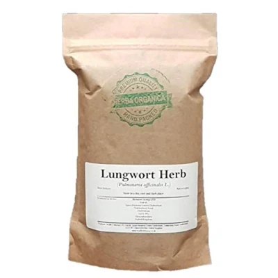 Afbeelding van Herba Organica Gevlekt Longkruid Kruid Pulmonaria Officinalis L / Lungwort Herb (50g)