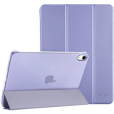 Afbeelding van ProCase Hoes voor 2022 10,9 inch iPad 10. Generation 10 Case model A2696 A2757, lichte dunne harde beschermhoes Smart Folio Cover compatibel met generatie 2022, lichtpaars