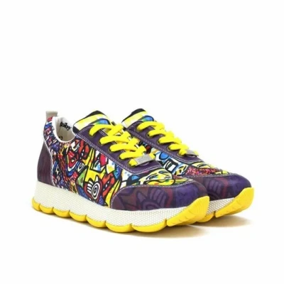 Afbeelding van Goby Electric Vibe Dames Sneaker Vegan Handgemaakt Maat 38