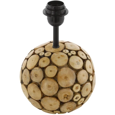 Afbeelding van EGLO Ribadeo tafellamp E27(excl) Ø17,5 cm Rond design Hout, Bruin